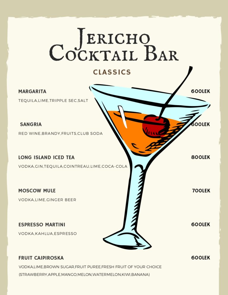 Jericho Cocktail Bar Jericho