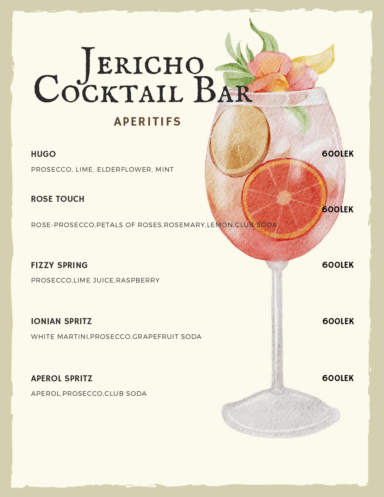 Jericho Cocktail Bar Jericho